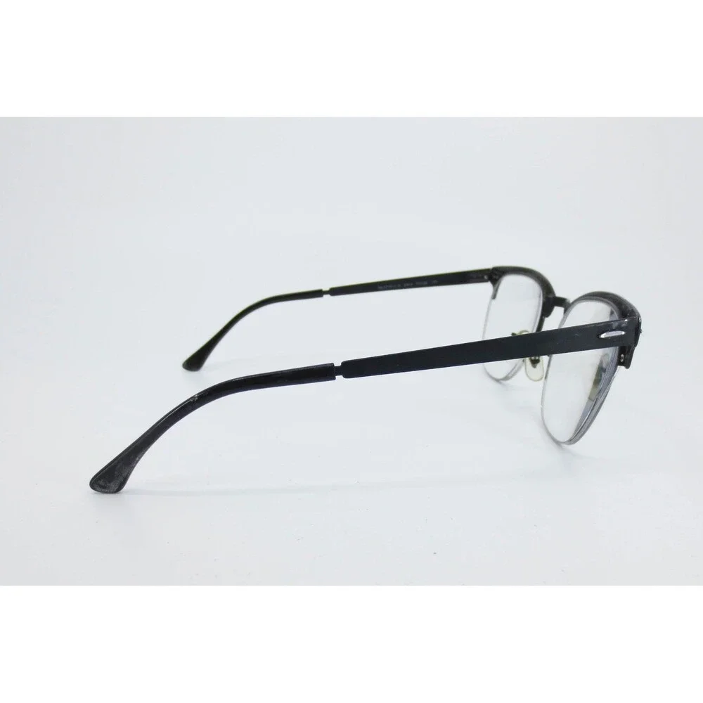 Ray-Ban RB 3716-V-M 2904 Clubmaster Metal Eyeglasses Matte Black 50-22 145 Italy - Picture 4 of 7